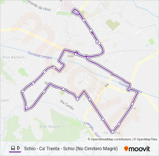 D Bus Line Map