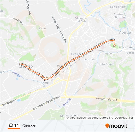 14-route-schedules-stops-maps-creazzo-updated