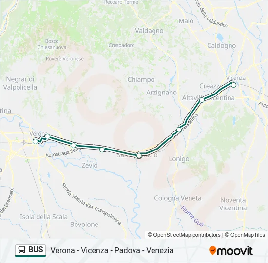 BUS Line Map