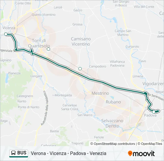 BUS Line Map