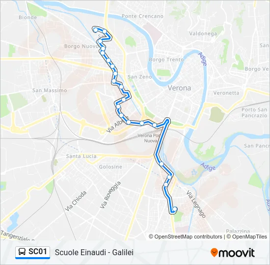 SC01 Bus Line Map