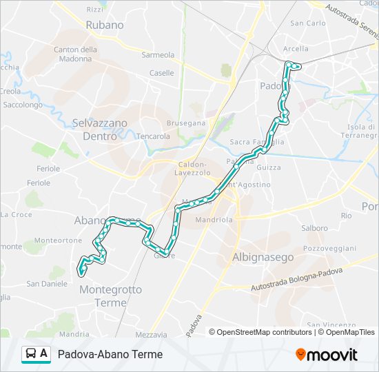 A bus Line Map