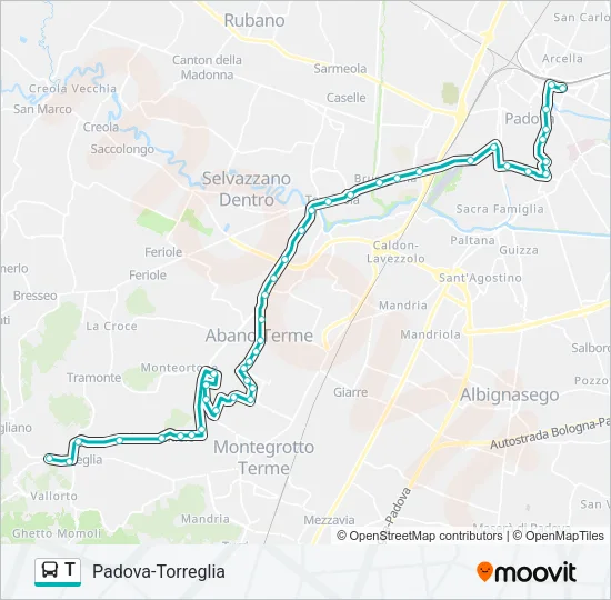T  Line Map