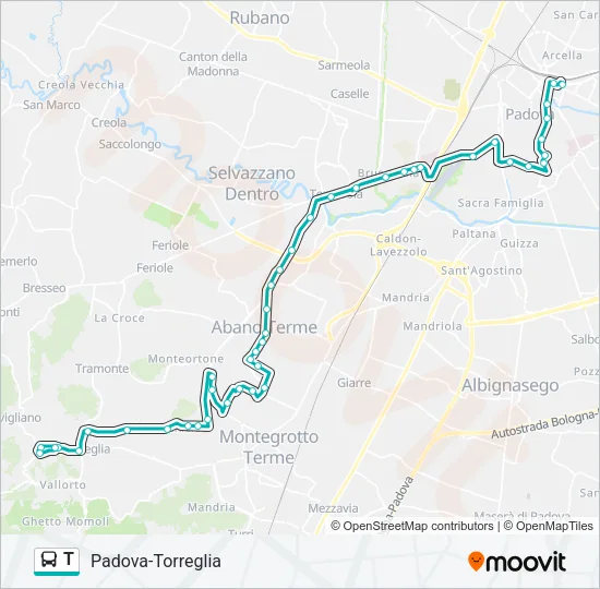 T  Line Map