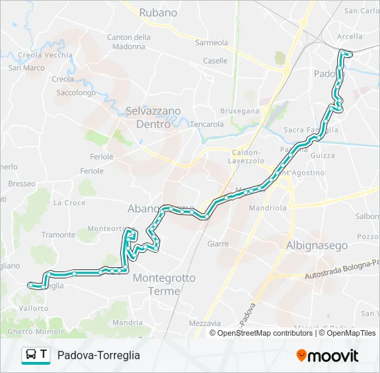 T  Line Map