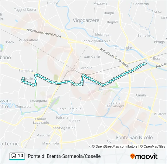 10  Line Map