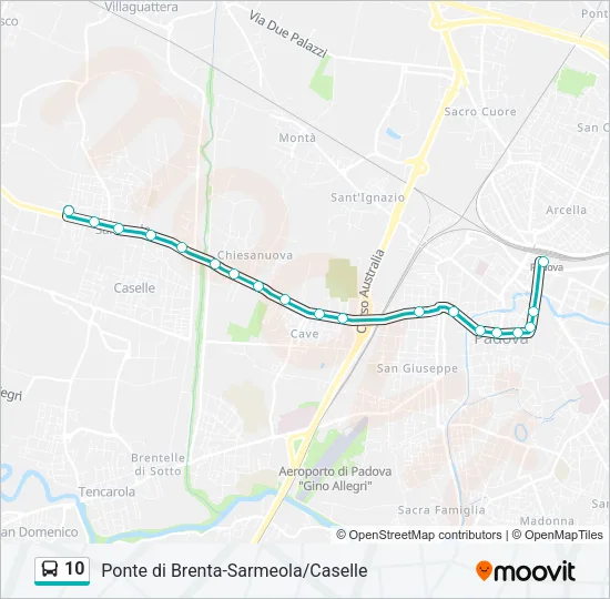10  Line Map