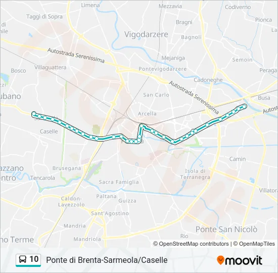 10  Line Map