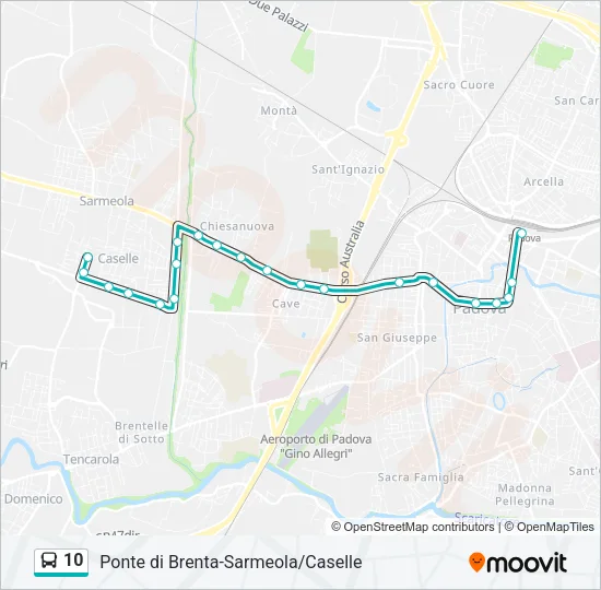 10  Line Map