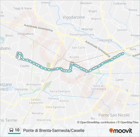 10  Line Map