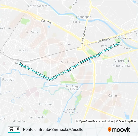 10  Line Map