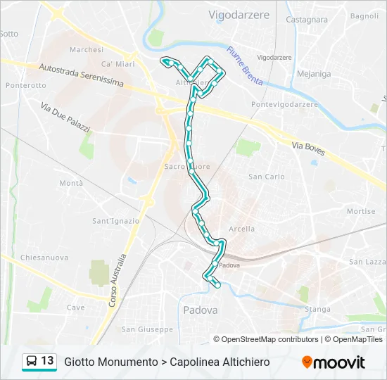 13  Line Map