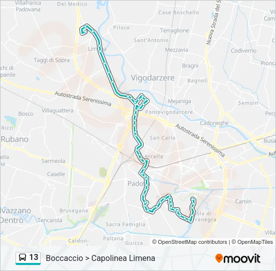 13  Line Map