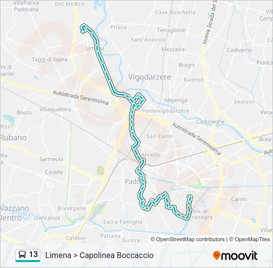 13  Line Map