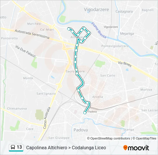 13  Line Map