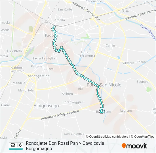 16  Line Map