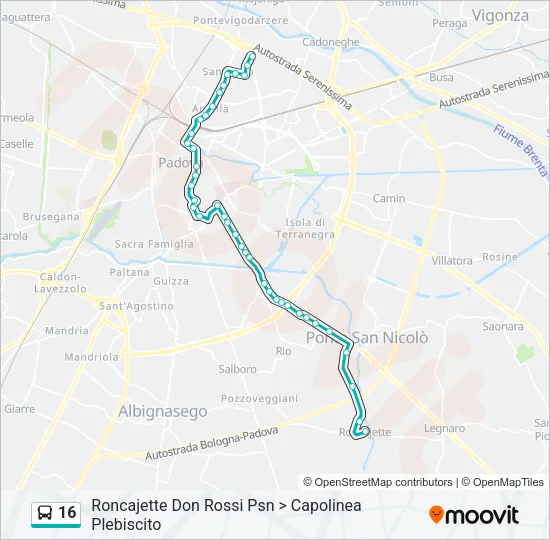 16  Line Map