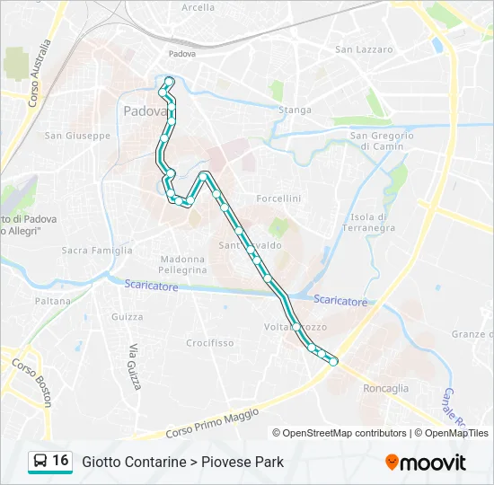 16  Line Map