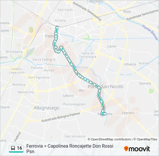 16  Line Map