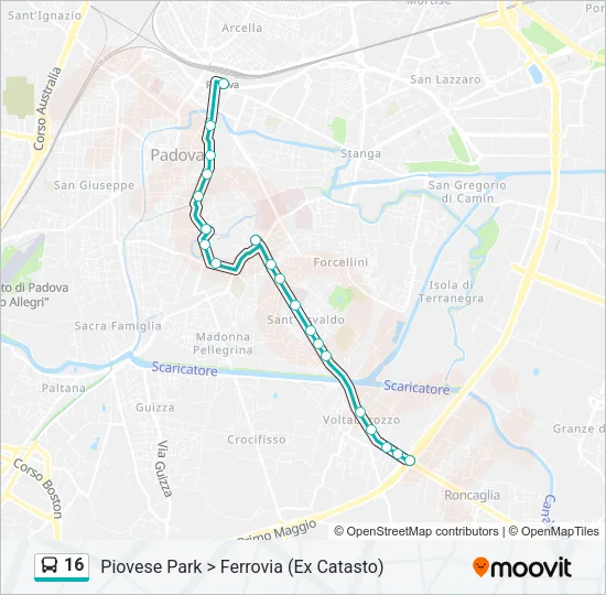 16  Line Map