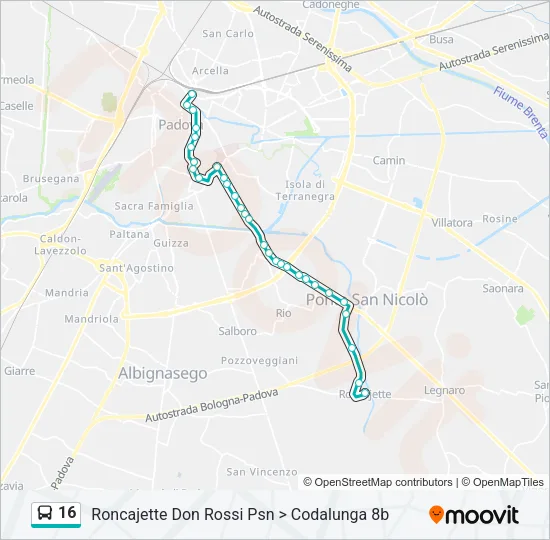 16  Line Map