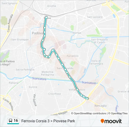 16  Line Map