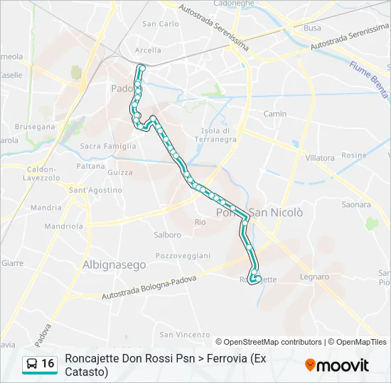 16  Line Map