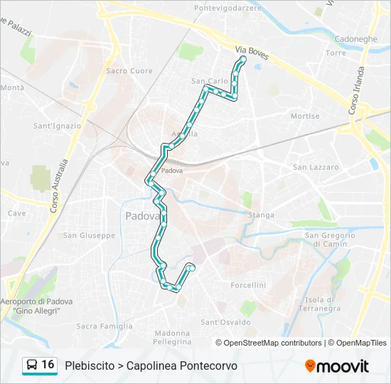 16  Line Map