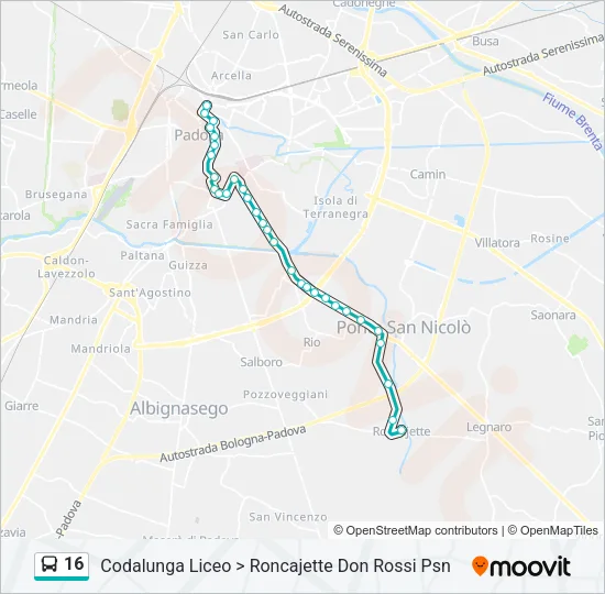 16  Line Map