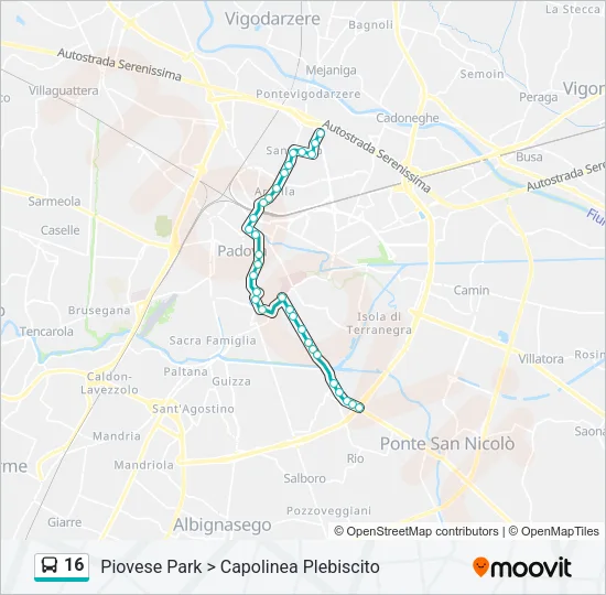 16  Line Map