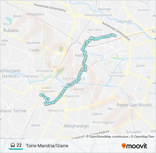 22  Line Map