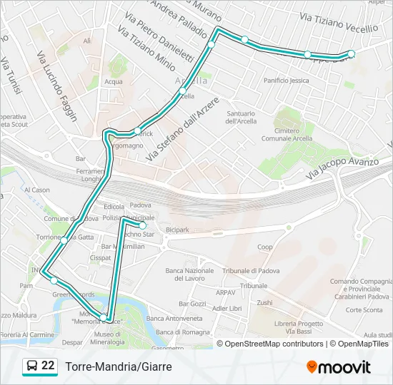 22  Line Map