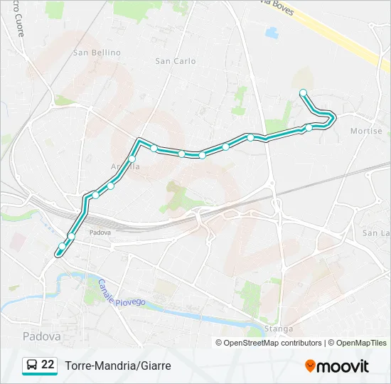 22  Line Map