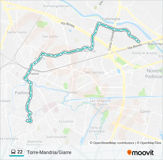 22  Line Map
