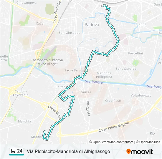 24 Bus Line Map