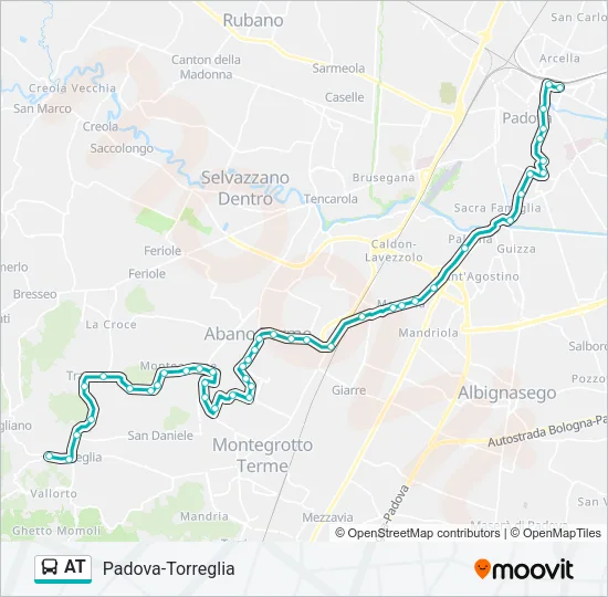 AT  Line Map