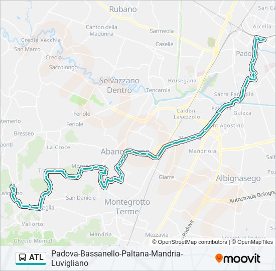 Percorso linea  ATL