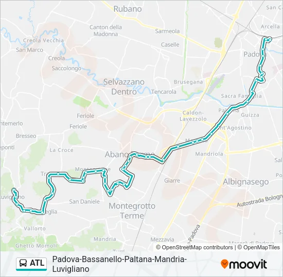 ATL Bus Line Map