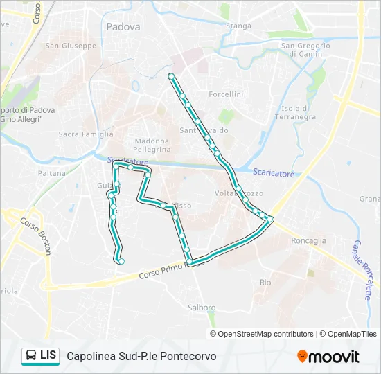 LIS  Line Map