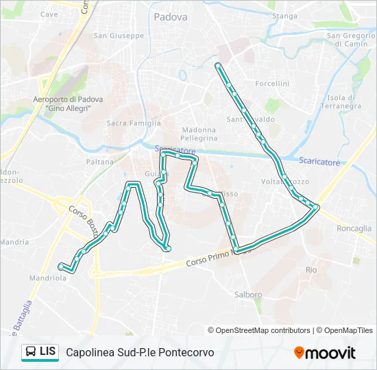 LIS  Line Map