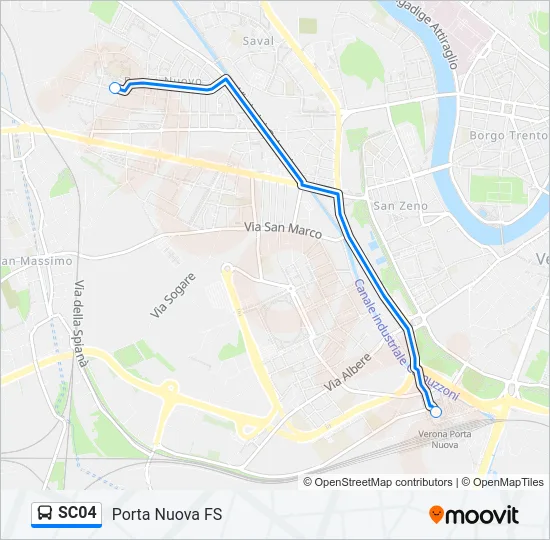 SC04 Bus Line Map