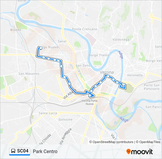 SC04 Bus Line Map