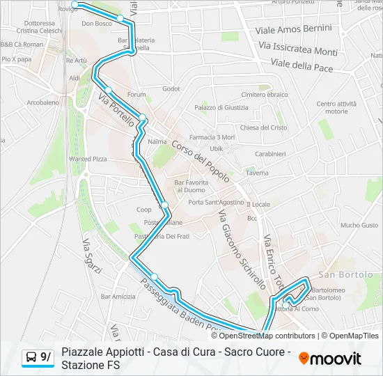 9/ Bus Line Map
