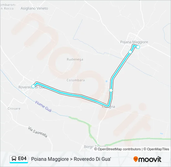 E04 Bus Line Map