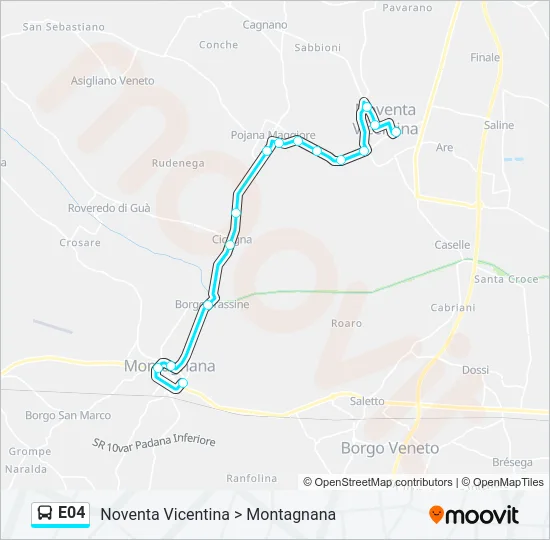 E04 Bus Line Map