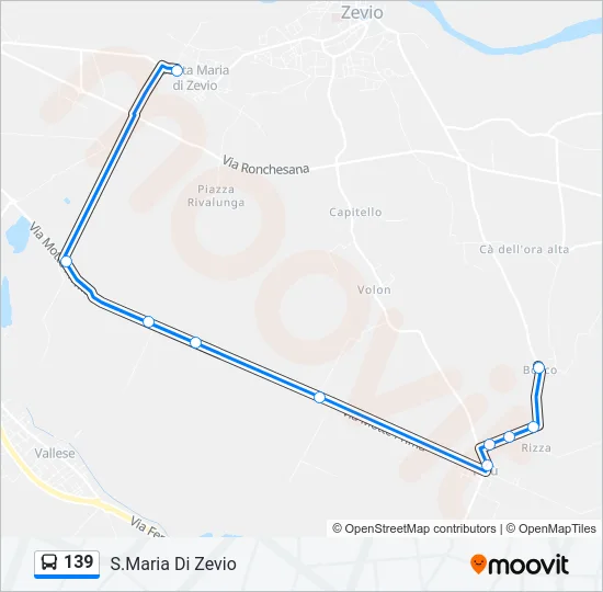 139 Bus Line Map