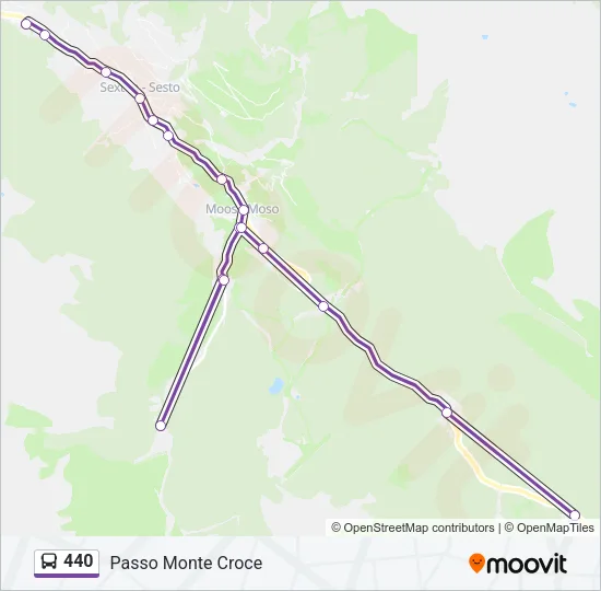440 Bus Line Map