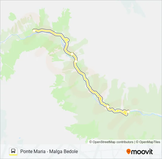 VAL GENOVA 1 Bus Line Map
