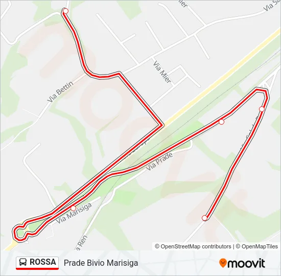 ROSSA Bus Line Map