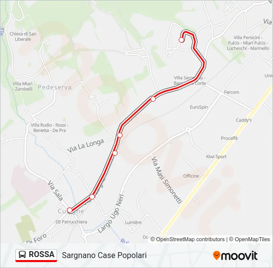 ROSSA Bus Line Map